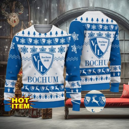 VfL Bochum Bundesliga Fans Football 3D Ugly Christmas Sweater Christmas Gift