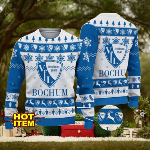 VfL Bochum Bundesliga Fans Football 3D Ugly Christmas Sweater Christmas Gift