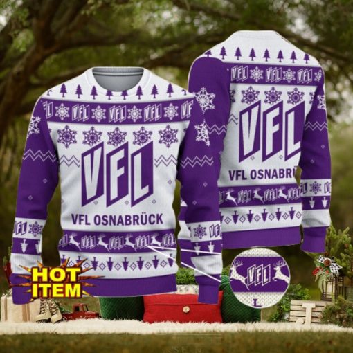 VfL Osnabruck 3D Christmas Ugly Christmas Sweater Christmas Gift Bundesliga Fans