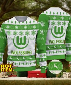 VfL Wolfsburg Bundesliga Fans Football 3D Ugly Christmas Sweater Christmas Gift