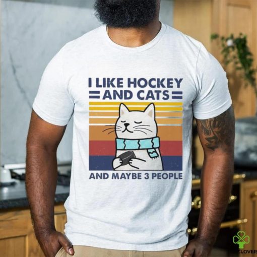 I like beer and hockey and maybe 3 people vintage 2023 shirt