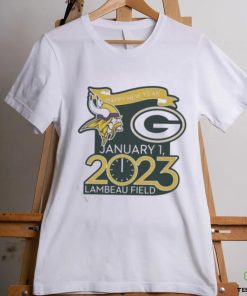 Happy New Years Packers Vs. Vikings Jan. 1 2023 Lambeau Field Gameday Shirt