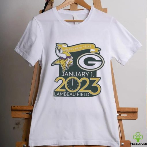 Happy New Years Packers Vs. Vikings Jan. 1 2023 Lambeau Field Gameday Shirt