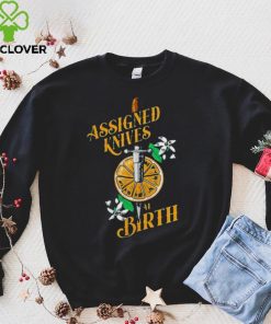 Vico Ortiz Assigned Knives At Birth T Shirt