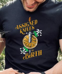 Vico Ortiz Assigned Knives At Birth T Shirt