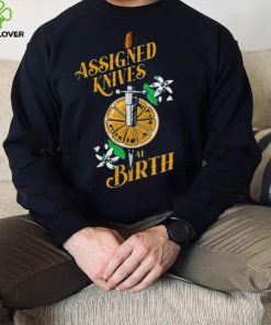 Vico Ortiz Assigned Knives At Birth T Shirt