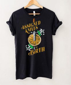 Vico Ortiz Assigned Knives At Birth T Shirt