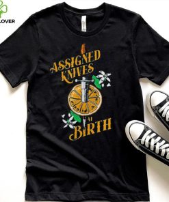 Vico Ortiz Assigned Knives At Birth T Shirt