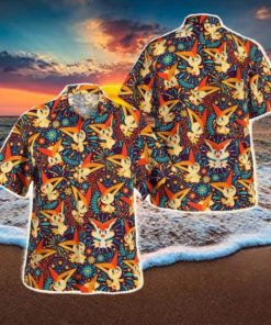 Victiny Pokemon Tropical Hawaiian Shirt