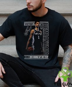 Victor Wembanyama San Antonio Spurs 2024 Nba Rookie Of The Year Perimeter Shooting T Shirt