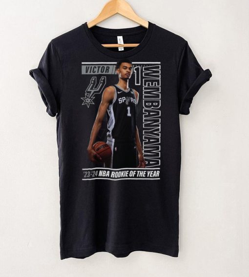 Victor Wembanyama San Antonio Spurs Fanatics Branded 2024 NBA Rookie of the Year Perimeter Shooting T Shirt