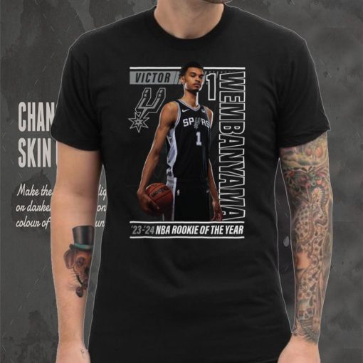 Victor Wembanyama San Antonio Spurs Fanatics Branded 2024 NBA Rookie of the Year Perimeter Shooting T Shirt