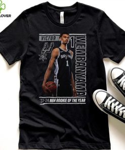 Victor Wembanyama San Antonio Spurs Fanatics Branded 2024 NBA Rookie of the Year Perimeter Shooting T Shirt