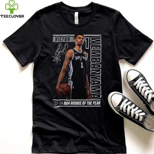 Victor Wembanyama San Antonio Spurs Fanatics Branded 2024 NBA Rookie of the Year Perimeter Shooting T Shirt