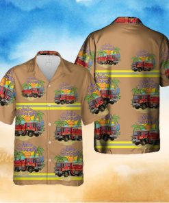 Victoria Fire Service Truck Amazing Design Unisex Hawaiian Shirt