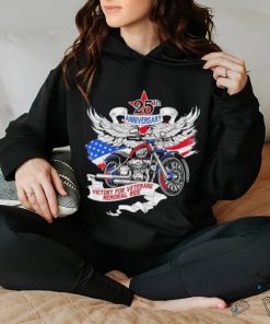Victory for veteransmemorial ride 25th anniversary motorcycle shirt