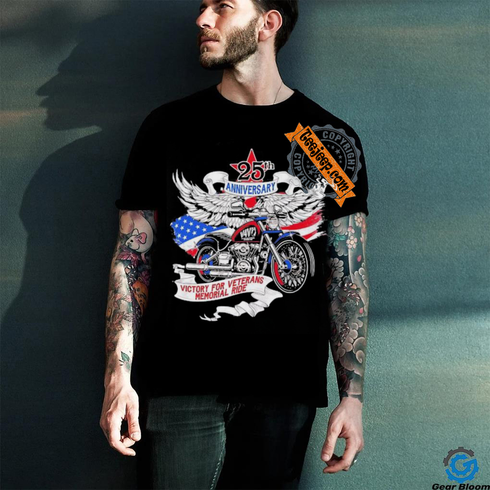 Victory for veteransmemorial ride 25th anniversary motorcycle shirt Victory for veteransmemorial ride 25th anniversary motorcycle shirt