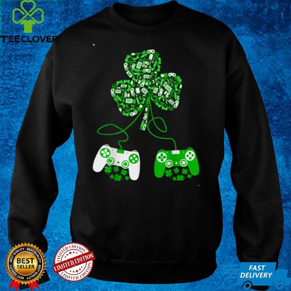 Video Game Shamrock Men Boys Kids St Patricks Day Game Lover T Shirt Video Game Shamrock Men Boys Kids St Patricks Day Game Lover T Shirt