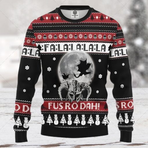 Viking Falala Fus Ro Dah Ugly Christmas Sweater