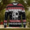 Pug Dog Pattern Falling Snowflakes All Over Printed 3D Ugly Christmas Sweater Christmas Gift For Men And Women