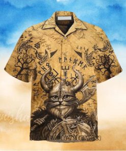 Viking Good Meows Warrior Hawaiian Shirt