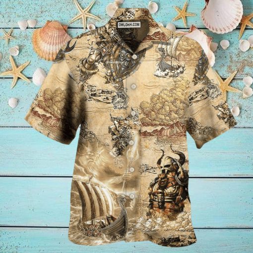 Viking Map War Vintage – Hawaiian Shirt