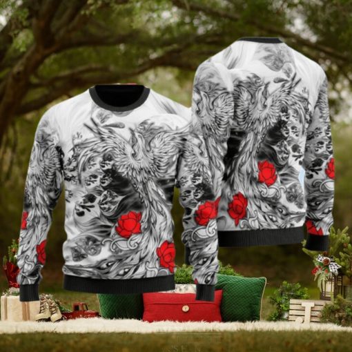 Viking Phoenix Ugly Christmas Sweater Unique Gift