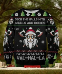 Viking Santa Claus Dragon Ugly Sweater