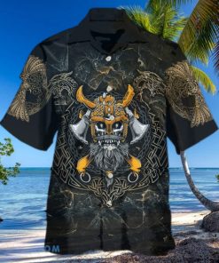 Viking Skull King Darkness 3D Hawaiian Shirt For Men And Women Gift