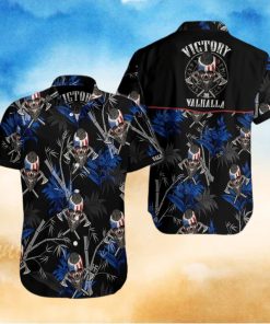 Viking Skull Victory Or Valhalla Hawaiian Shirts