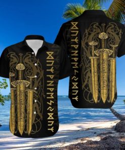 Viking Sword Hawaiian Shirt