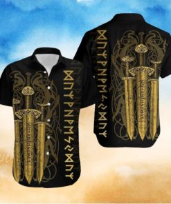 Viking Sword Hawaiian Shirt
