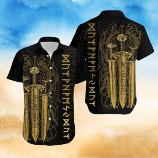 Viking Sword Hawaiian Shirt