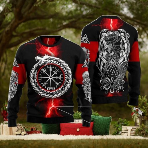 Viking Ugly Christmas Sweater Christmas Noel Gift