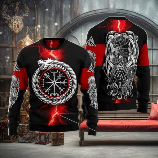 Viking Ugly Christmas Sweater Christmas Noel Gift