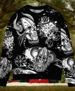 Viking Victory Life Black Style Ugly Christmas Sweater