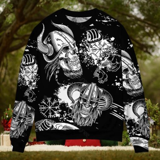Viking Victory Life Black Style Ugly Christmas Sweater