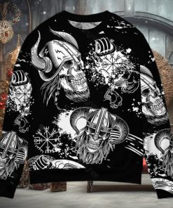 Viking Victory Life Black Style Ugly Christmas Sweater