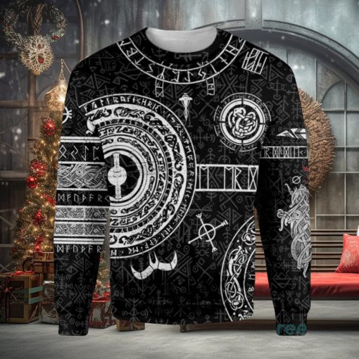 Viking Warrior’s Tattoo Ugly Christmas Sweater