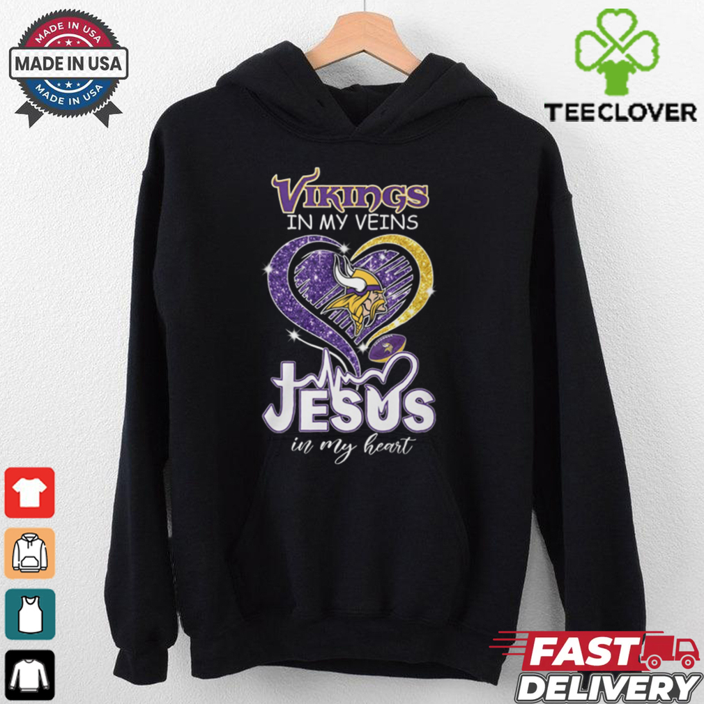 Viking in my veins jesus in my heart shirt Viking in my veins jesus in my heart shirt