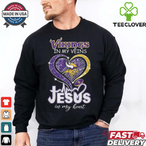 Viking in my veins jesus in my heart shirt