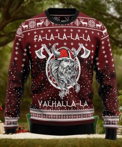 Vikings Fa La La La Ugly Christmas Sweater Thankgiving Gift Men Women