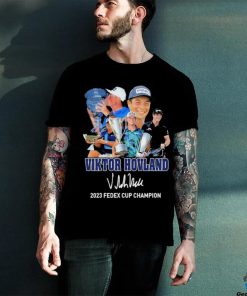 Viktor Hovland 2023 Fedex Cup Champion signature shirt