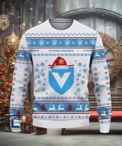 Viktoria Berlin Paradise Bundesliga Logo Team Design Ugly Christmas Sweater For Fans Gift