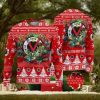T Rex Santa Hat 3D Flappy Present Ugly Christmas Sweater