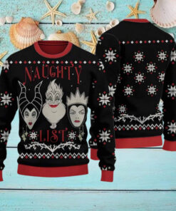 Villains Naughty List Ugly Christmas Sweater