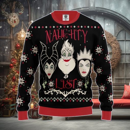 Villains Naughty Ugly Christmas Sweater Amazing Gift Men And Women Christmas Gift