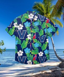 Villanova Wildcats Floral Hawaiian Shirt