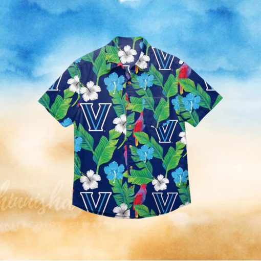 Villanova Wildcats Floral Hawaiian Shirt