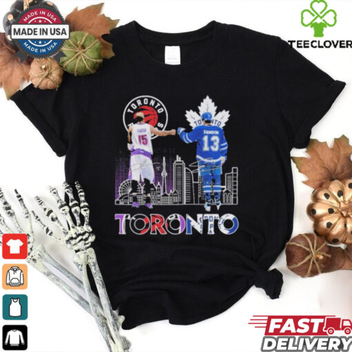 Vince Carter And Mats Sundin Toronto Sports Teams Shirt